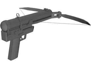 Crossbow Pistol 3D Model preview