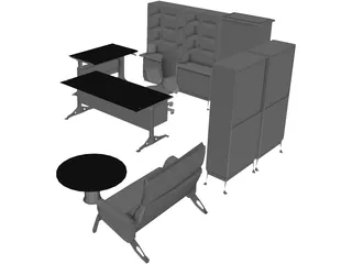 Room Interior 3D Model preview