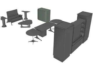 Room Interior 3D Model preview