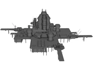 SF Base 3D Model preview