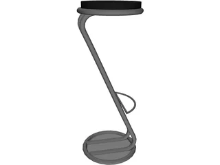 Barstool 3D Model preview