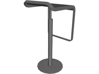 Barstool LEM 3D Model preview