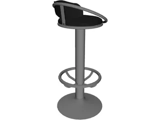 Barstool Dolly 3D Model preview