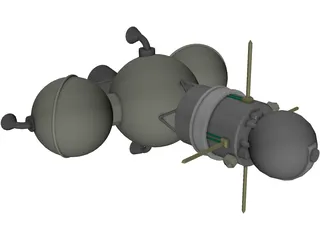 Luna 16 3D Model preview