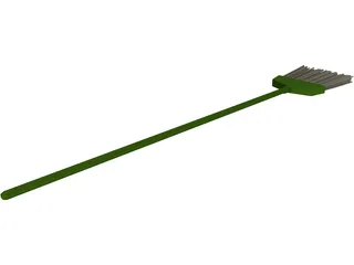 Sweep Broom 3D Model preview