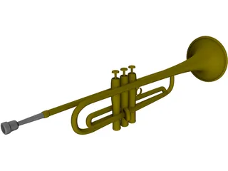 Trumpet 3D Model preview