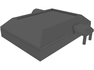 Retail Building 3D Model preview