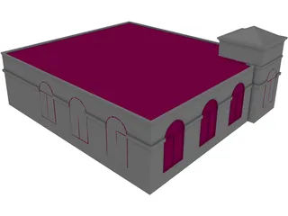 Retail Building 3D Model preview