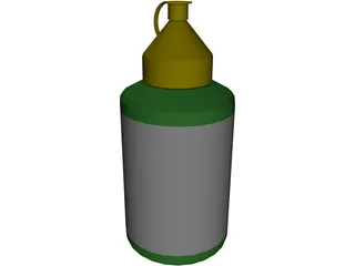 Paint Pot 3D Model preview