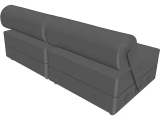 Todo Modo Sofa 3D Model preview