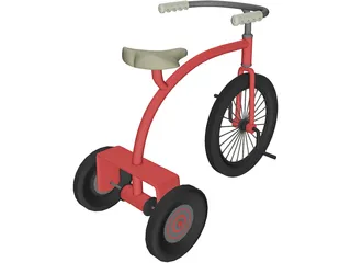 Tricycle 3D Model preview