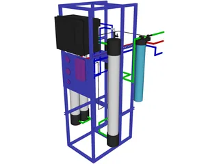 Reverse Osmosis Machine (FDA Approved) 3D Model preview