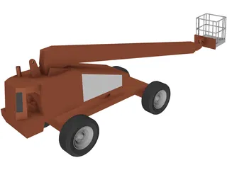 Snorkelift Man-Lift 3D Model preview