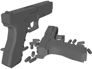 Glock 3D Model preview