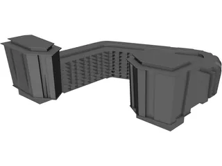 Condo Building 3D Model preview