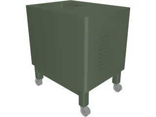 Cart 3D Model preview