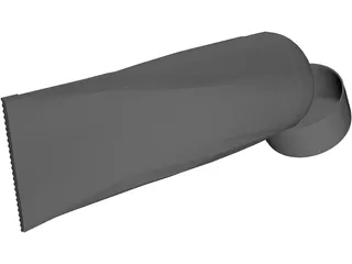 Gel Bottle 3D Model preview