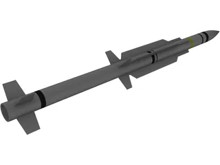 RIM-67 SM-2 Standard Missile 3D Model preview