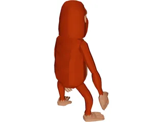 Funny Ape 3D Model preview