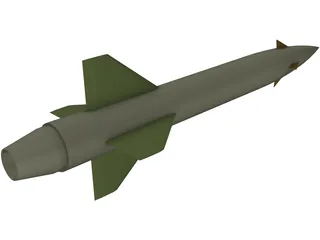 AGM-12 Bullpup Missile 3D Model preview