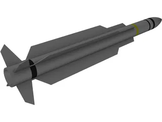 RIM-66 SM-2 Missile 3D Model preview