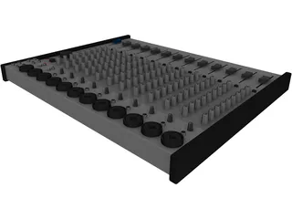 Audio Mixer 3D Model preview