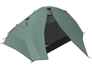 Tent (Small For Travelling And Outdoors) 3D Model preview