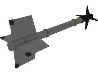 Sidewinder AIM-9 3D Model preview