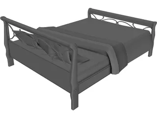 Bed Jean 3D Model preview