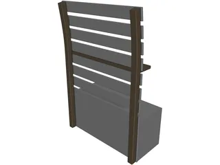 Bedside Tumb 3D Model preview