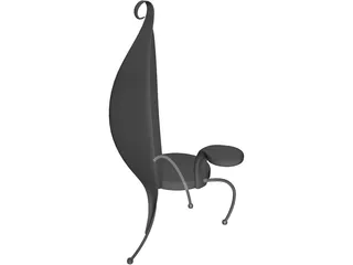 Chair Flamingo 3D Model preview