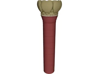 Column 3D Model preview