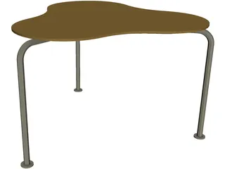 Fellini Table 3D Model preview