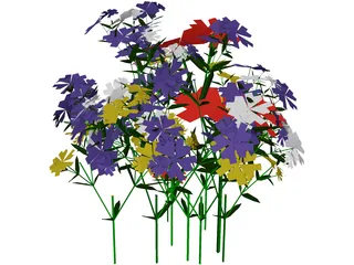 Flowers 3D Model preview