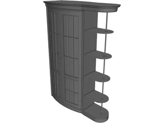 Glass Case 3D Model preview