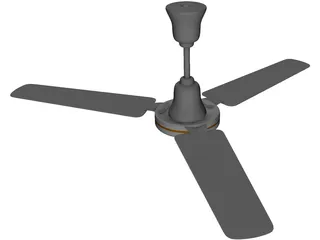 Fan Ceiling 3D Model preview