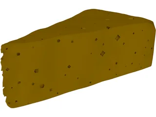 Cheese 3D Model preview
