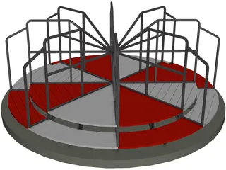 Carousel 3D Model preview