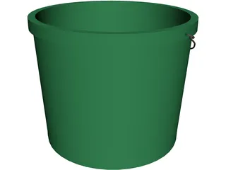 Pail 3D Model preview
