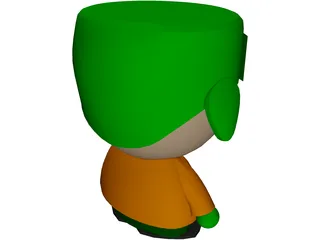 South Park Kyle 3D Model preview