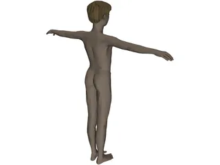 Boy 3D Model preview