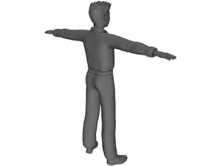 Boy 3D Model preview