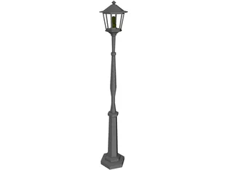 Streetlamp 3D Model preview