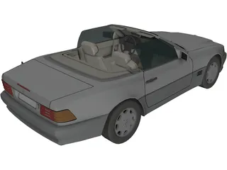 Mercedes-Benz SL 500 (1999) 3D Model preview
