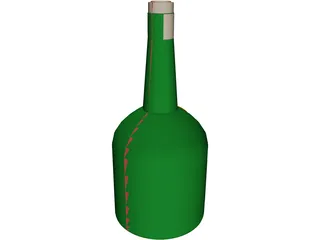 Bottle 3D Model preview