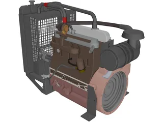 Diesel Generator 3D Model preview
