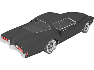 Buick Riviera (1971) 3D Model preview