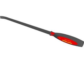 Pry Bar 18 inch 3D Model preview