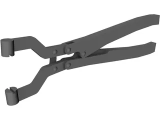 Pliers Cable 3D Model preview
