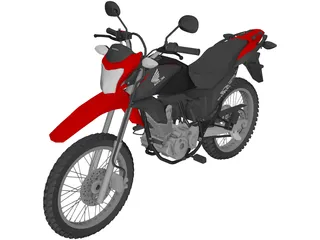 Honda Bros 160 3D Model preview